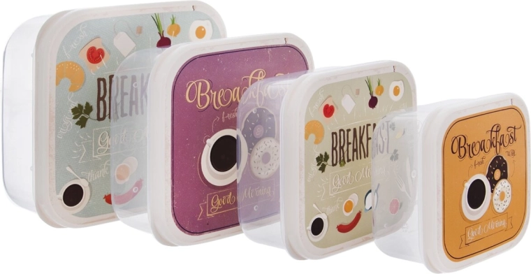 Box snack Child Breakfast, set da 4 pezzi