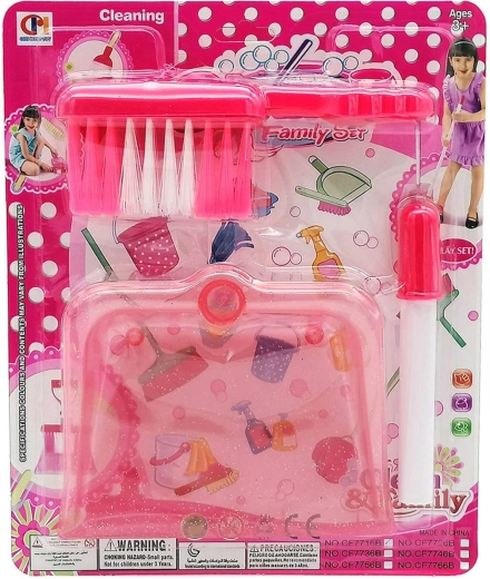 ADAR set di pulizia per bambini paletta e spazzolina - 3 pezzi
