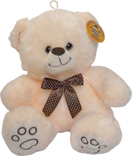 Orsetto di peluche color crema 28 cm