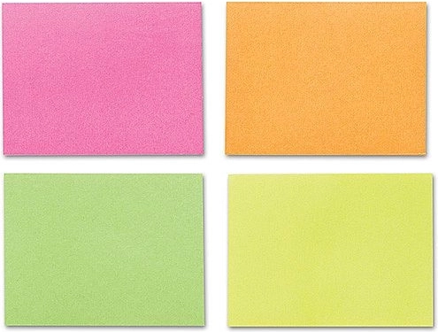 Quattro colori neon vivaci per la massima visibilità