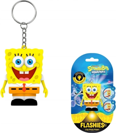 Portachiavi SpongeBob con torcia LED