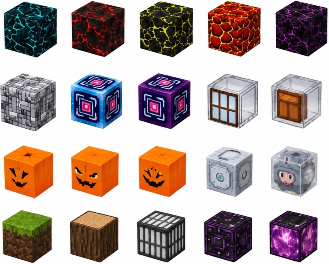 Design fantasy a pixel con stampe uniche