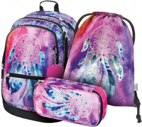 Set Baagl Acchiappa Sogni: Zaino, Astuccio e Sacca