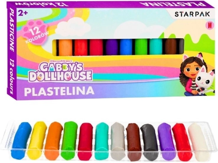 Plastilina Gabby’s Dollhouse – 12 colori