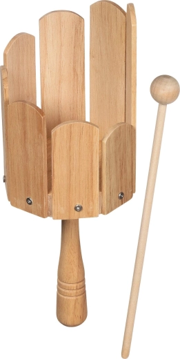 Tamburo sonoro per bambini in legno massello