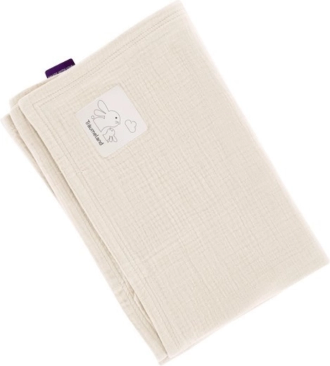 Träumeland coperta in mussola 100 × 75 cm beige