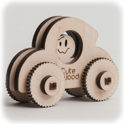 Cutewood puzzle 3D in legno mini scarabeo