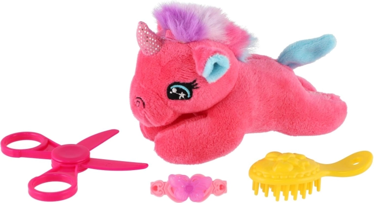 Unicorno di peluche da fiaba