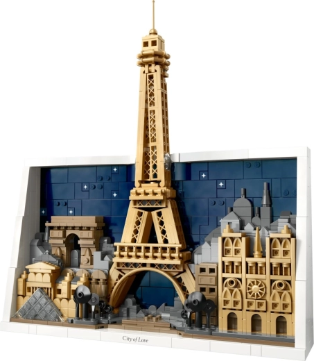 L’iconica Torre Eiffel al centro della scena