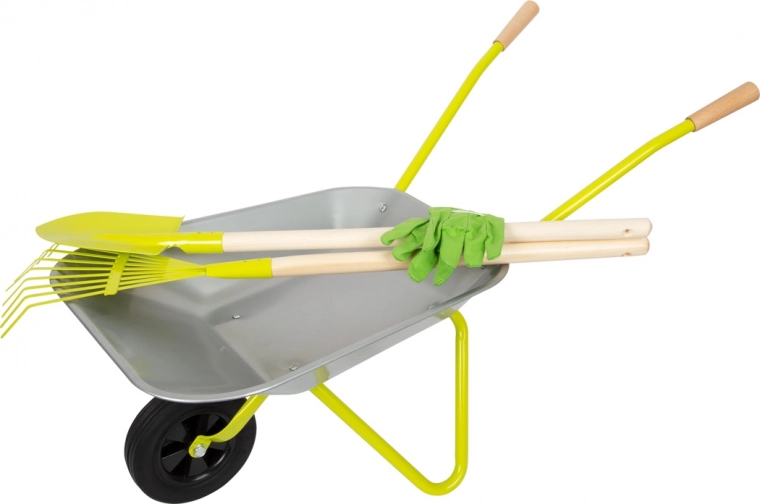 Carriole per bambini con attrezzi da giardino Small Foot