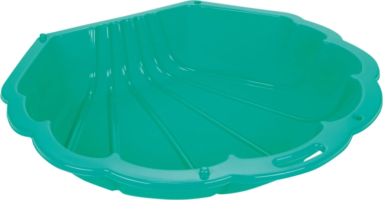 Piscina e sabbiera a forma di conchiglia 3 in 1 Woopie turchese