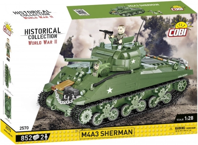 Collezione Storica Blocchi Seconda Guerra Mondiale M4A3 838 pezzi