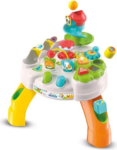 Pista per palline piena di ostacoli