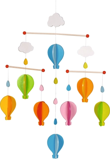 Giostrina sospesa Goki sopra la culla palloncini - 1 pezzo
