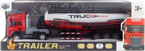 Autocisterna a batteria in metallo e plastica con luci e suoni