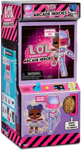 Confezione come un gioco arcade e unboxing divertente