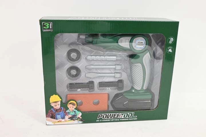 Set di attrezzi per bambini con trapano a batterie