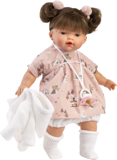 Capelli su tutta la testa e bellissimo abbigliamento