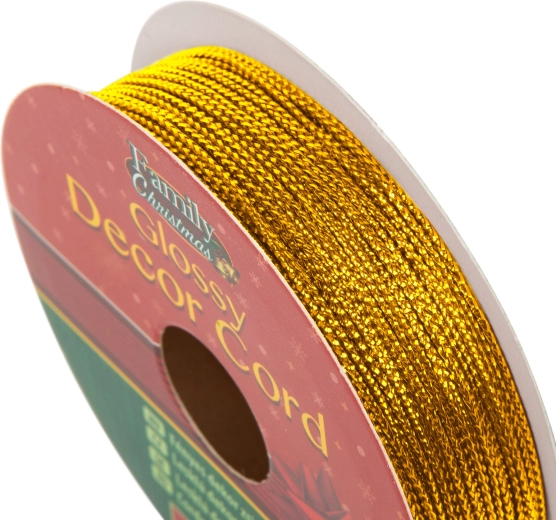 Cordoncino decorativo lucido dorato 10 m