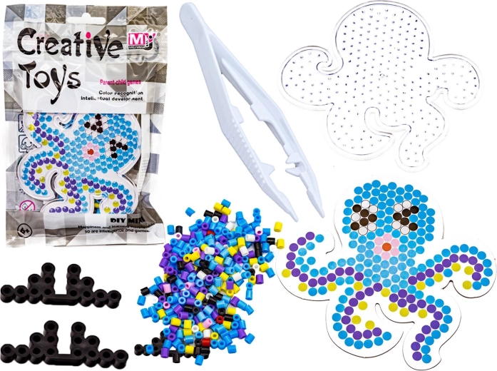 Perline da stirare – set con sagoma a polpo - 1 pezzo