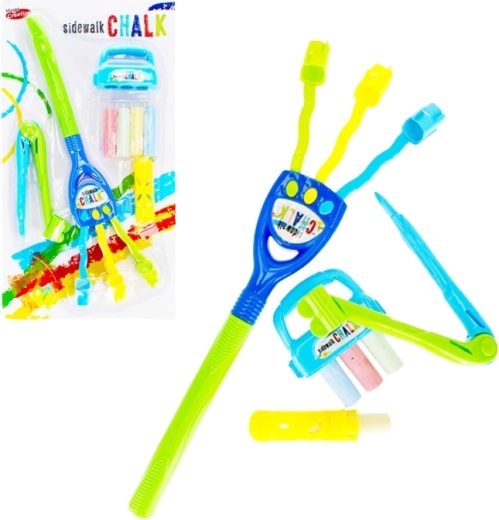 Set creativo di gessetti in 4 colori con accessori