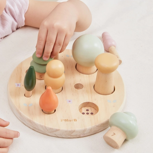Legno di qualità e delicati colori boschivi