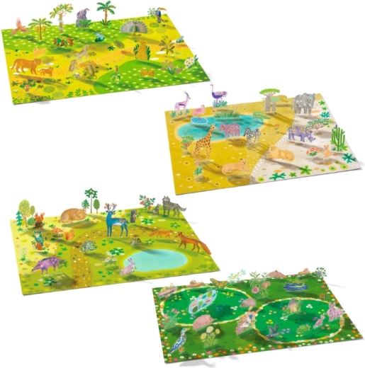 Grandi scene illustrate per un divertimento 3D