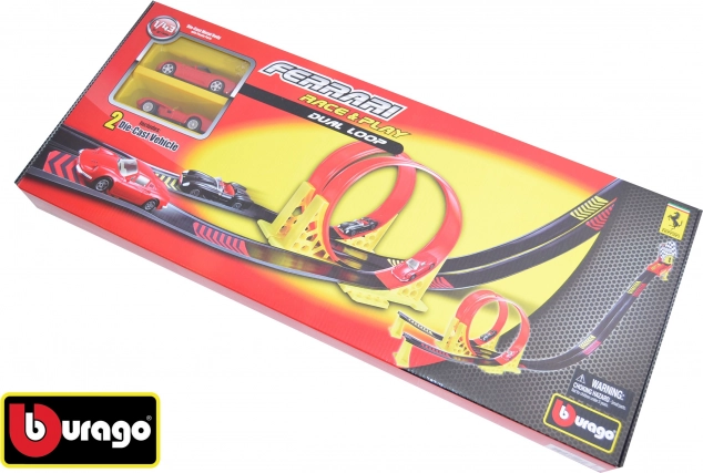 Pista da corsa Bburago Ferrari 2xLoop
