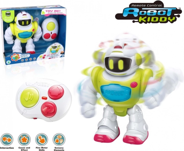 Robot interattivo telecomandato Kiddy con controllo a infrarossi