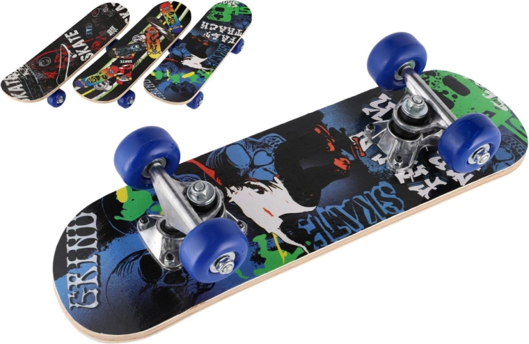 Skateboard in legno 43 cm - 1 pezzo