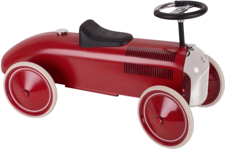 Goki cavalcabile vintage rosso scuro