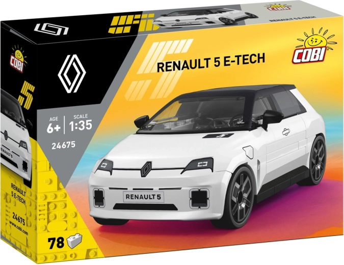 Cobi Renault 5 e-tech electric 1:35 (78 pezzi) - 1 pezzo