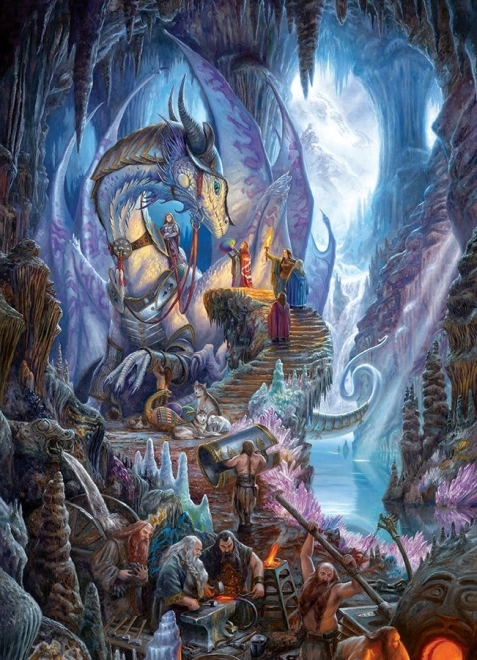 Puzzle Antro del Drago 1000 pezzi