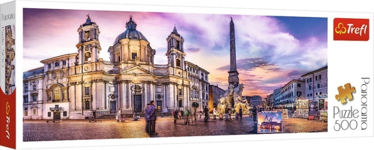 Puzzle panorama da 500 pezzi - Piazza Navona, Roma