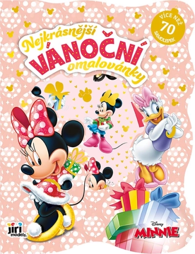 Colora e gioca di Natale con adesivi Minnie
