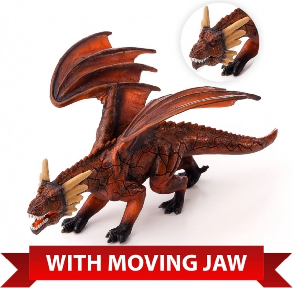 Mojo drago di fuoco con mascella mobile – figura Deluxe