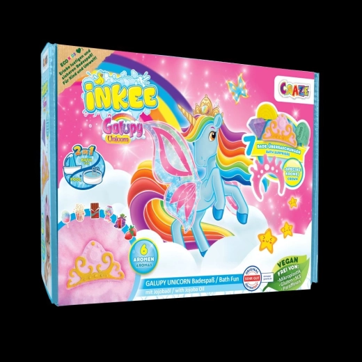 Set regalo da bagno INKEE Galupy Unicorn