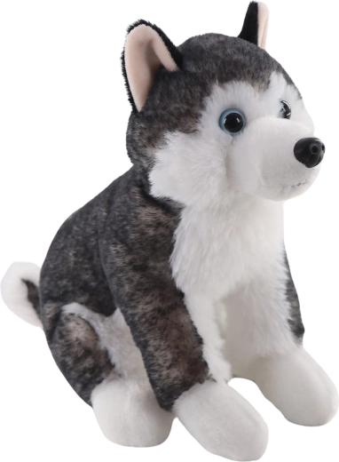 Husky di peluche seduto 20 cm