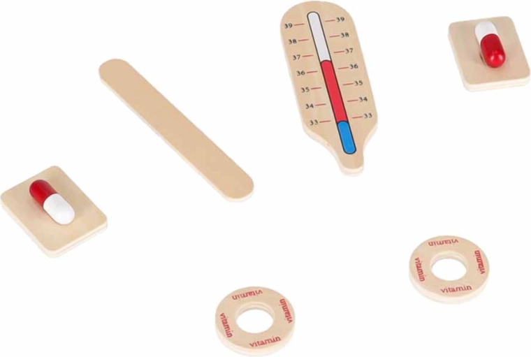 Gli accessori in legno supportano la motricità