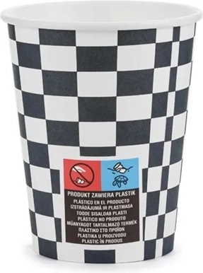 Bicchieri monouso da festa Szachownica 220 ml – mix