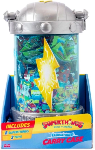 SuperThings Kazoom Power astuccio portatile per personaggi + 8 sorprese