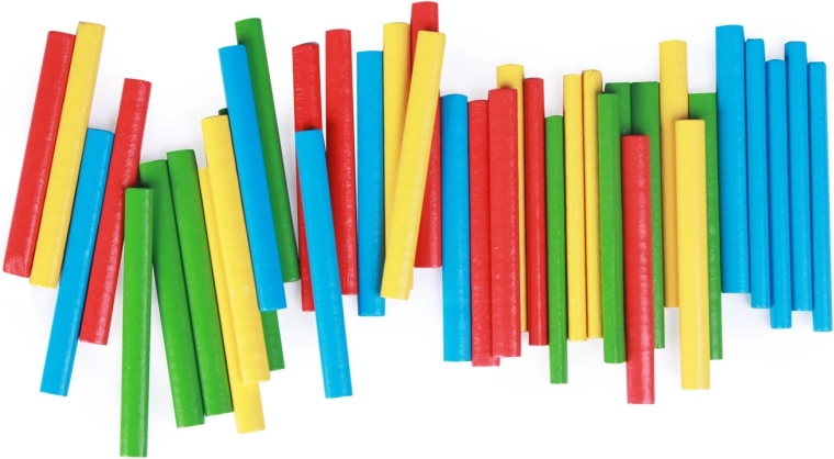 Bastoncini colorati per contare