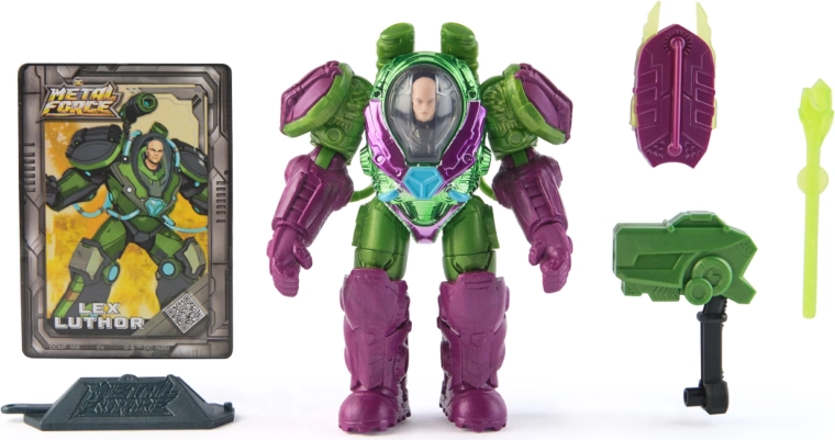 Presentazione da collezione con card del personaggio