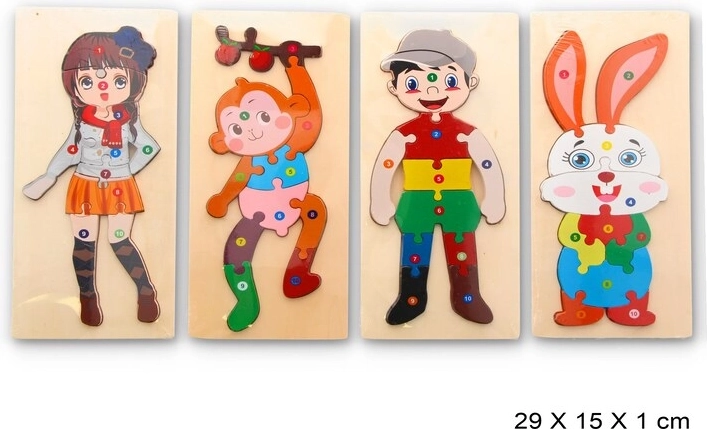 Puzzle per bambini in legno