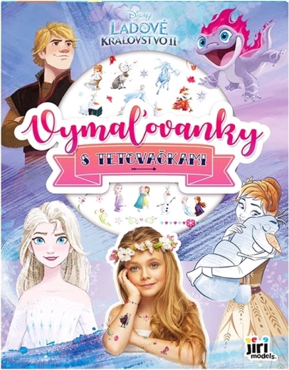 Album da colorare con tatuaggi per bambini Frozen - 1 pezzo