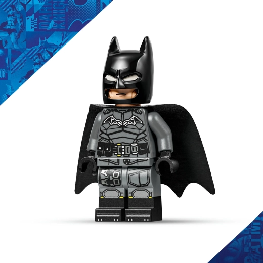 Minifigure di Batman con mantello in tessuto