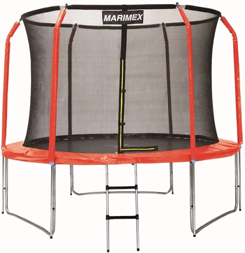 Set di copertura molle e manicotti protettivi per trampolino 244 cm rosso