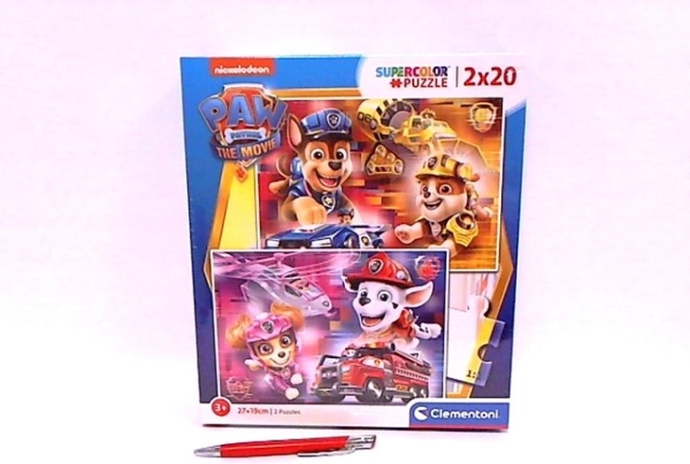 Puzzle Clementoni 2×20 SuperColor Paw Patrol