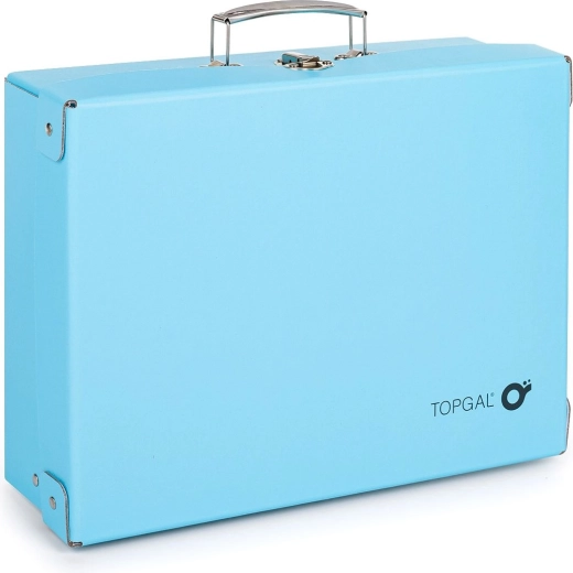 Valigetta per materiali artistici blu Topgal