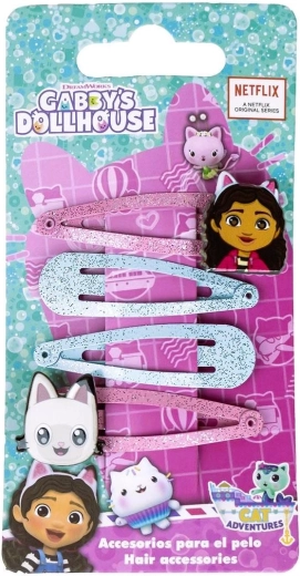 Set di fermagli per capelli Gabby’s Dollhouse (4 pz)
